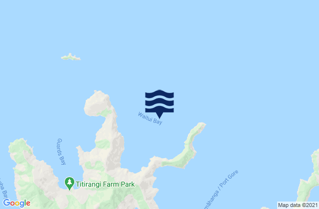 Mapa de mareas Waitui Bay, New Zealand