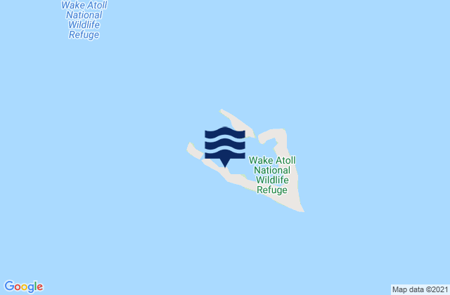 Mapa de mareas Wake Island Pacific Ocean, Micronesia