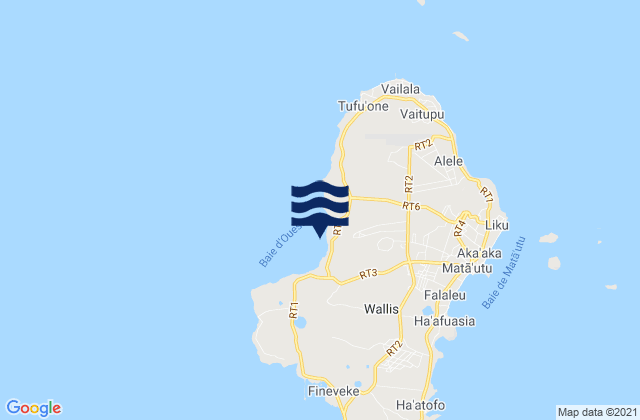 Mapa de mareas Wallis Island, Wallis and Futuna