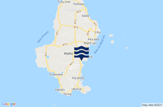 Mapa de mareas Wallis Islands, Wallis and Futuna