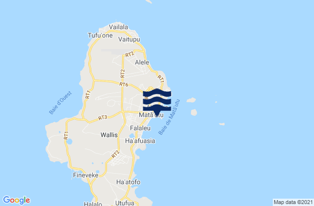 Mapa de mareas Wallis and Futuna