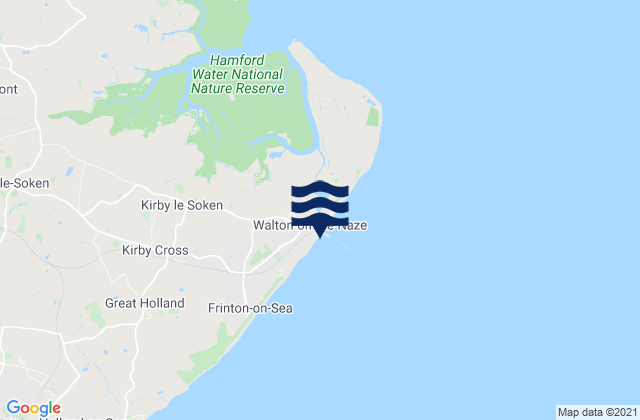 Mapa de mareas Walton-on-the-Naze, United Kingdom