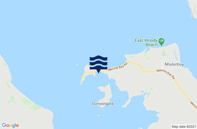 Mapa de mareas Wanaka Bay, Australia