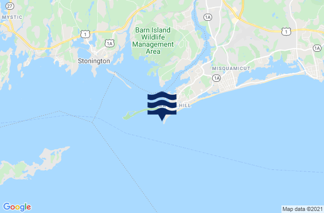 Mapa de mareas Watch Hill Point, United States