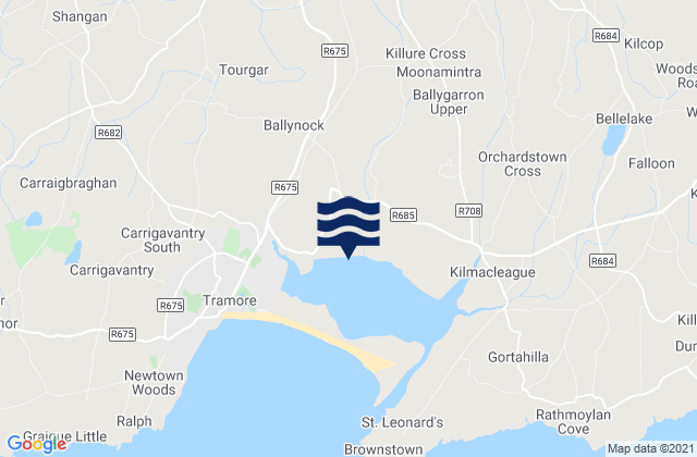 Mapa de mareas Waterford, Ireland
