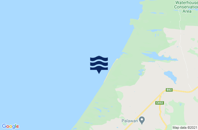 Mapa de mareas Waterhouse Beach, Australia
