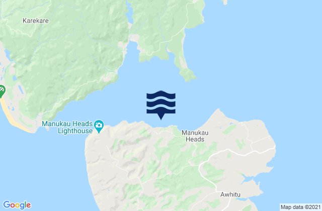 Mapa de mareas Wattle Bay, New Zealand