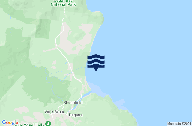 Mapa de mareas Weary Bay, Australia