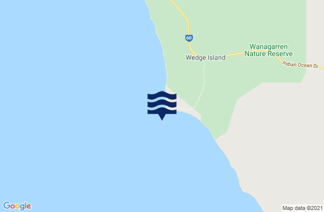 Mapa de mareas Wedge Island, Australia
