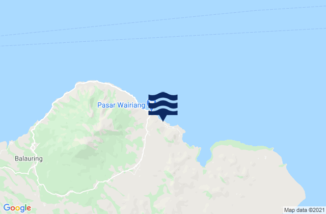 Mapa de mareas Weikoro, Indonesia