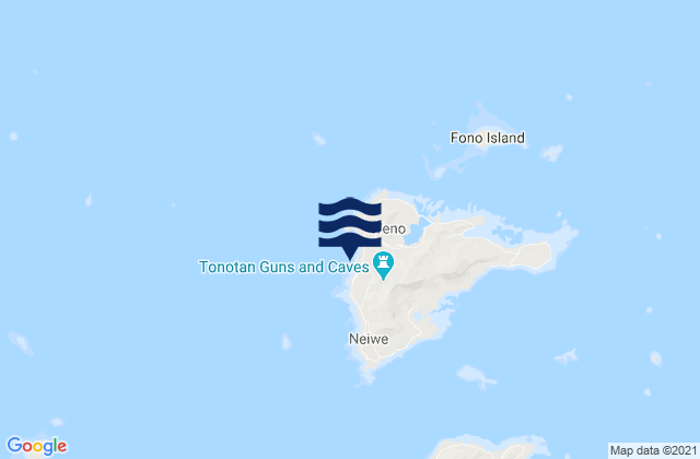 Mapa de mareas Weno, Micronesia