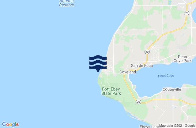 Mapa de mareas West Beach, United States