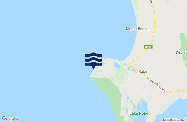 Mapa de mareas West Beach, Australia