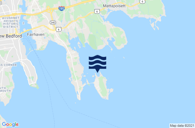 Mapa de mareas West Island (west side), United States