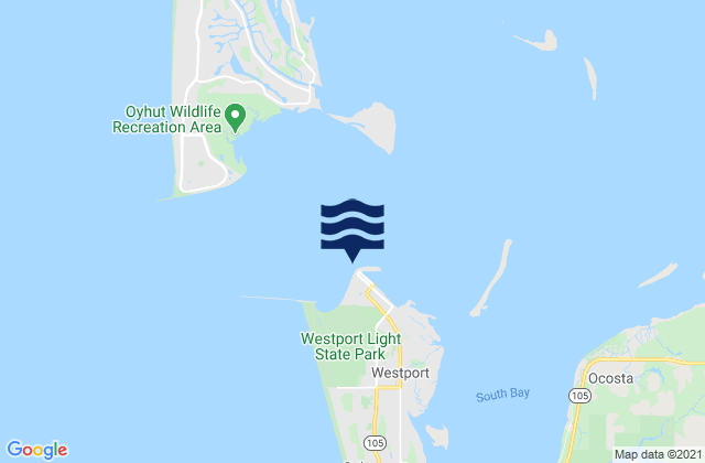 Mapa de mareas Westport-The Cove, United States