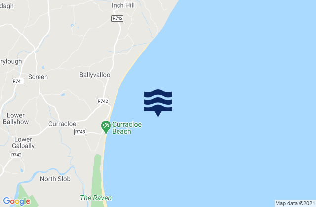 Mapa de mareas Wexford Bay, Ireland
