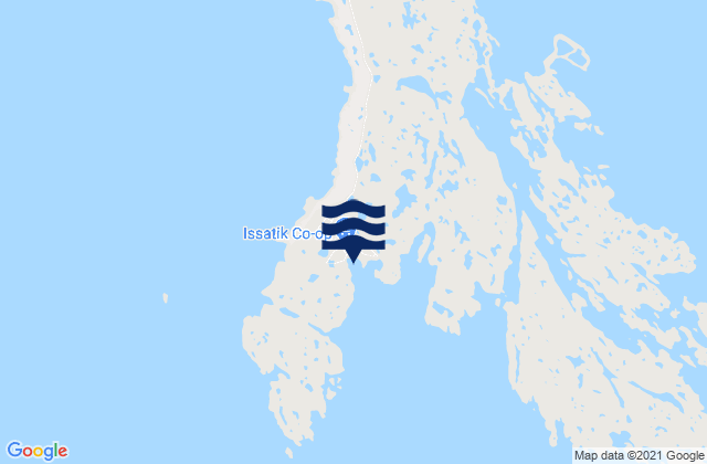 Mapa de mareas Whale Cove, Canada