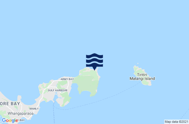 Mapa de mareas Whangaparaoa Head, New Zealand