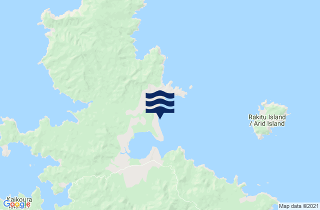 Mapa de mareas Whangapoua Beach, New Zealand