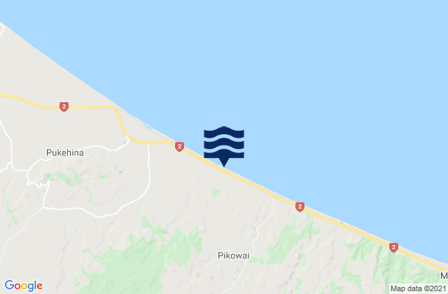 Mapa de mareas Whangaroa Bay, New Zealand