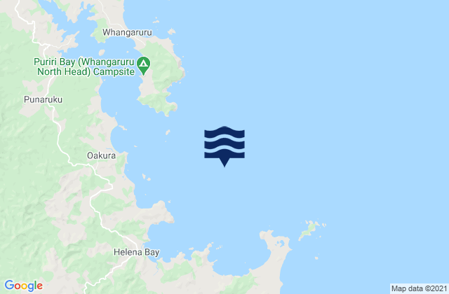 Mapa de mareas Whangaruru Bay, New Zealand