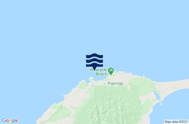 Mapa de mareas Wharariki Beach, New Zealand