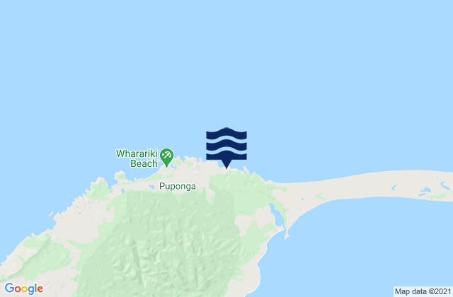Mapa de mareas Wharariki Beach Tasman, New Zealand