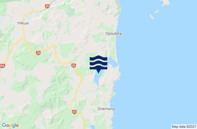 Mapa de mareas Wharekawa Harbour, New Zealand