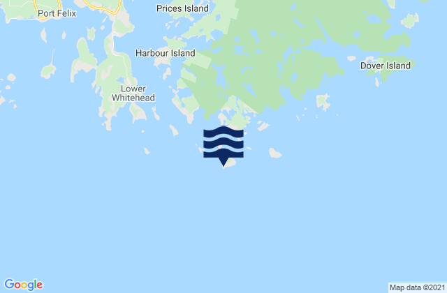 Mapa de mareas White Head Island Lighthouse, Canada
