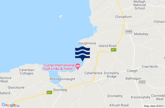 Mapa de mareas White Strand, Ireland