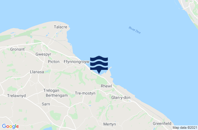 Mapa de mareas Whitford, United Kingdom
