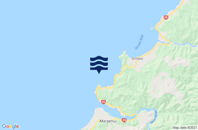 Mapa de mareas Whitianga Bay, New Zealand