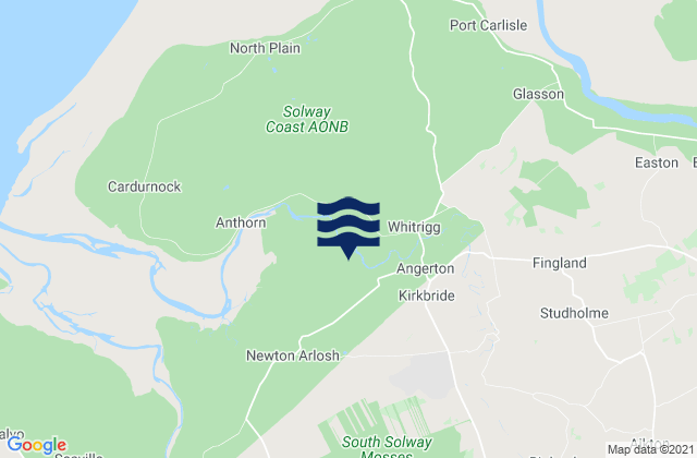 Mapa de mareas Wigton, United Kingdom