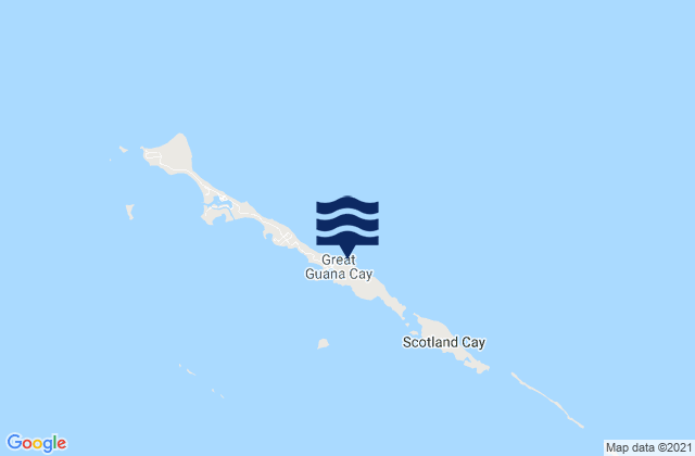 Mapa de mareas Willawahs (Guana Cay), United States