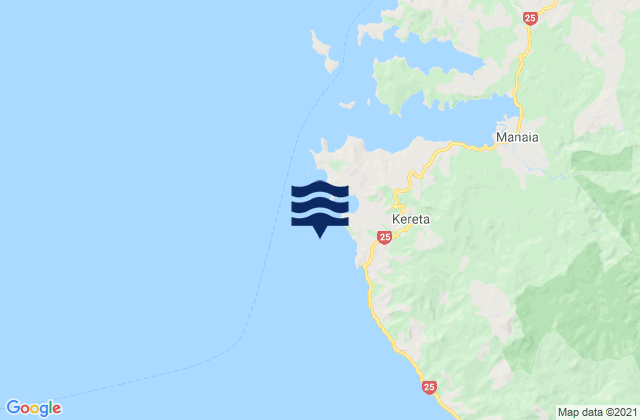 Mapa de mareas Wilson Bay, New Zealand