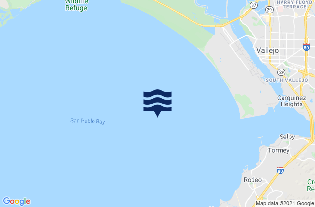 Mapa de mareas Wilson Point 3.9 mi NNW, United States