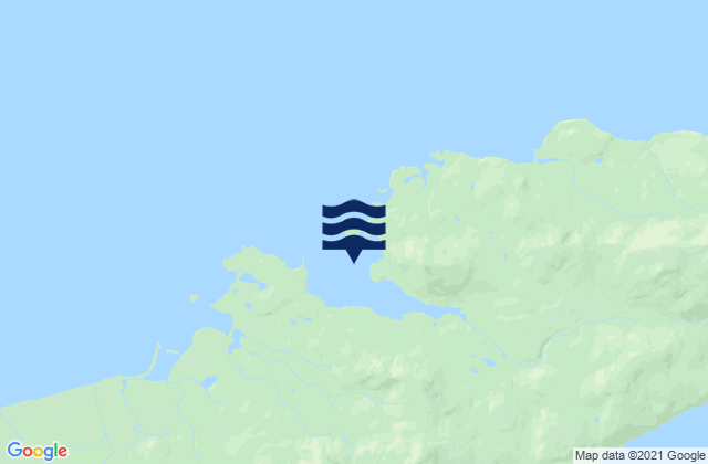 Mapa de mareas Windy Bay Hawkins Island, United States