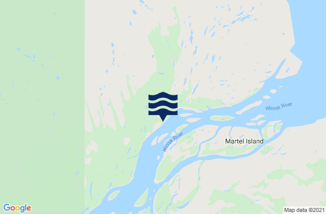 Mapa de mareas Winisk, Canada