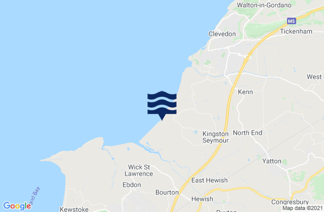 Mapa de mareas Winscombe, United Kingdom