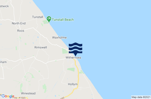 Mapa de mareas Withernsea Beach, United Kingdom