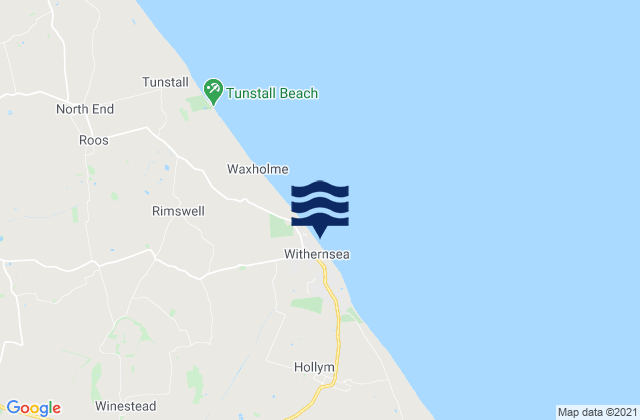 Mapa de mareas Withernsea, United Kingdom