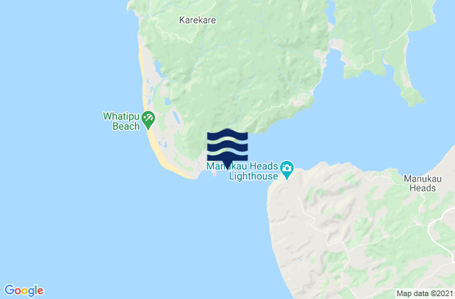 Mapa de mareas Wonga Wonga Bay, New Zealand