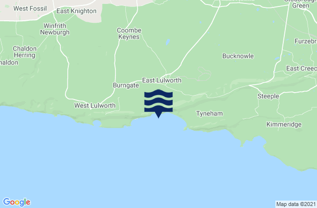 Mapa de mareas Worbarrow Bay Beach, United Kingdom