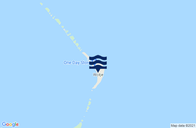 Mapa de mareas Wotje, Marshall Islands