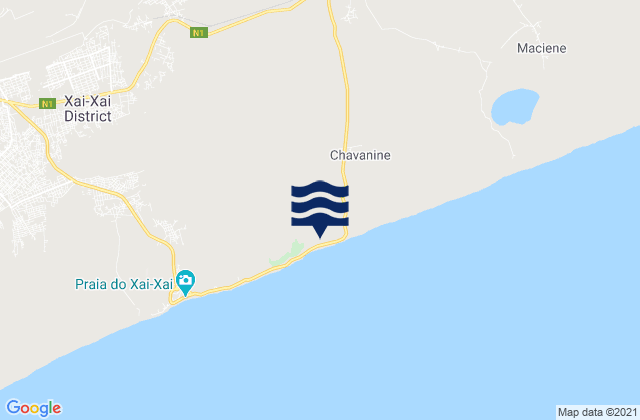 Mapa de mareas Xai-Xai District, Mozambique