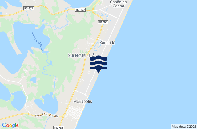 Mapa de mareas Xangri-lá, Brazil