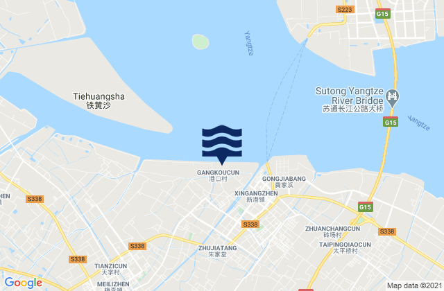 Mapa de mareas Xingang, China