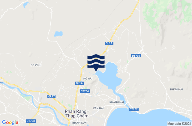 Mapa de mareas Xã Hộ Hải, Vietnam