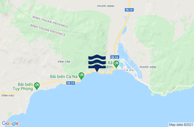 Mapa de mareas Xã Nhị Hà, Vietnam