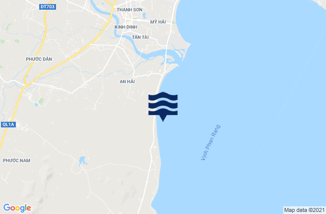 Mapa de mareas Xã Phước Hải, Vietnam
